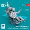 Rafale (C, M) male pilot sitting in ejection seat for Revell/Academy kit (1 pcs) (3D Printed)